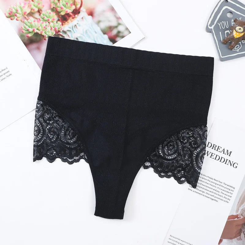 2023 High Waist Tummy Control Panties Women Thong Panty Shaper Slimming