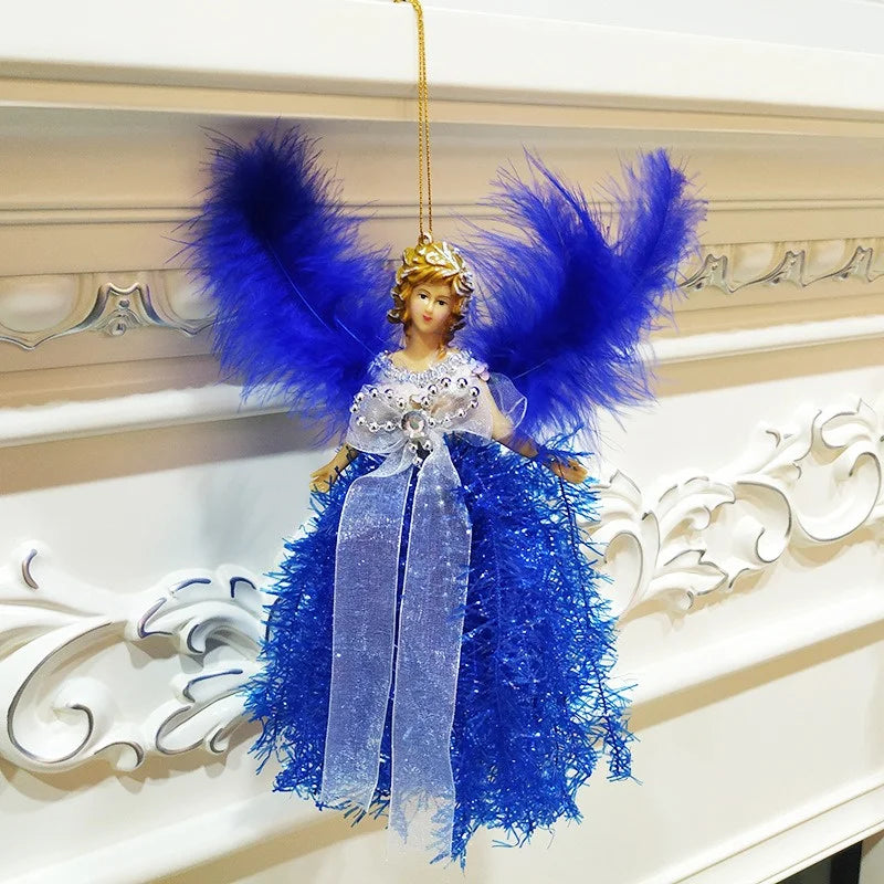 1/3/6pcs Christmas Angel Pendant Hanging Angels Christmas Tree Ornaments