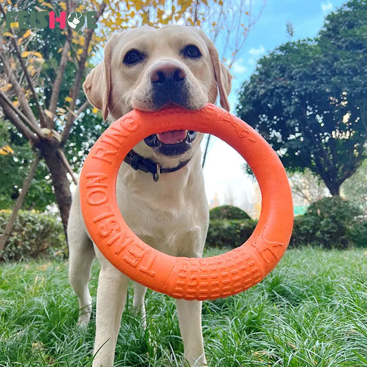 EVA Dog Toys Pet Interactive Pull Ring for Large Golden Retriever Labrador