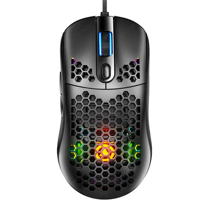 G7 7200 DPI Gaming Mechanical Wired Game Mouse Hollow Gaming Mouse Rgb Backlit