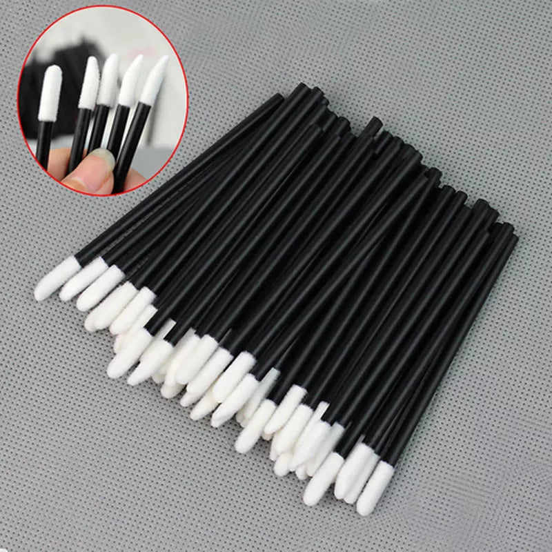 50 Pcs Disposable Lip Brush Eyelash Makeups Brushes Lash Extension Mascara