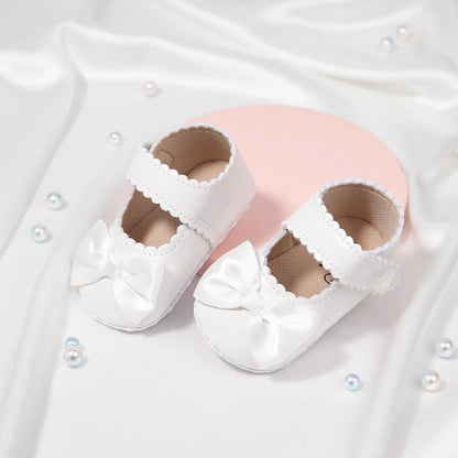 Newborn Baby Shoes Baby Boy Girl Shoes Girl Classic Bowknot Rubber