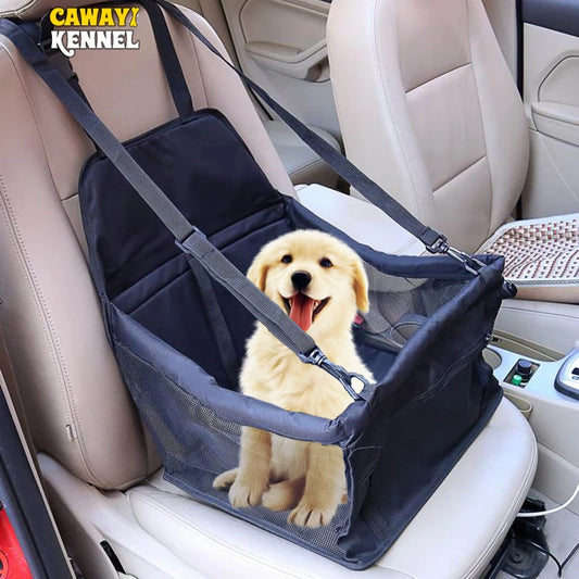 CAWAYI KENNEL Travel Dog Car Seat Cover Folding Hammock Pet Carriers Bag