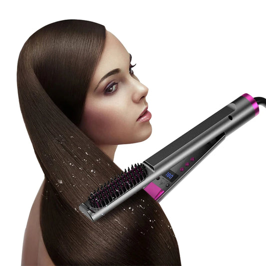 Hot Product Electric Hair Straightener Brush and Hair Comb to Straightener