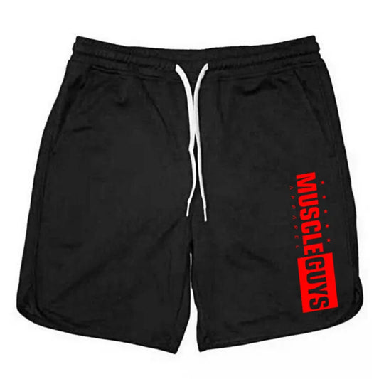 Muscleguys Gym Shorts Men Mesh Short Trousers Sports Joggers