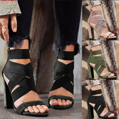 Best Selling Good Quality Sandals for Women Heel Latest Fashion