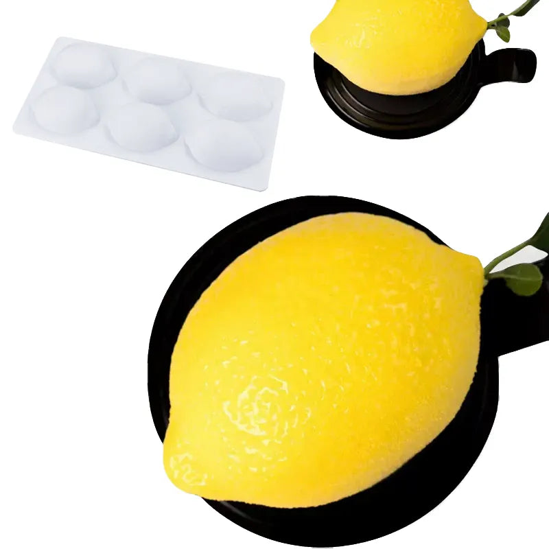 French Dessert Cake Decorating Tools 3D Lemon Shape