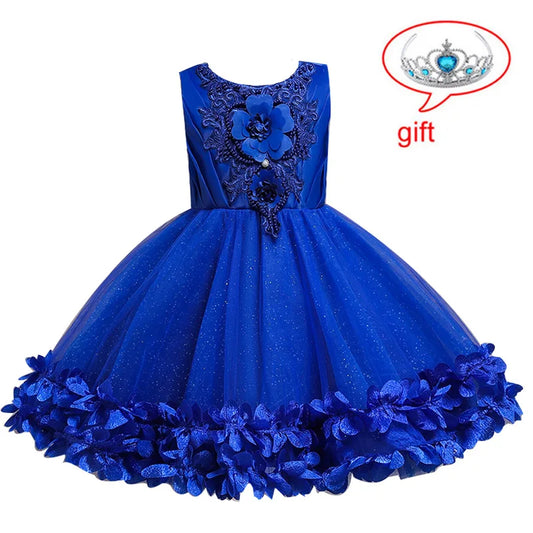 Elegant Children Princess Dress Kids Dresses for Girls Birthday Evening Party