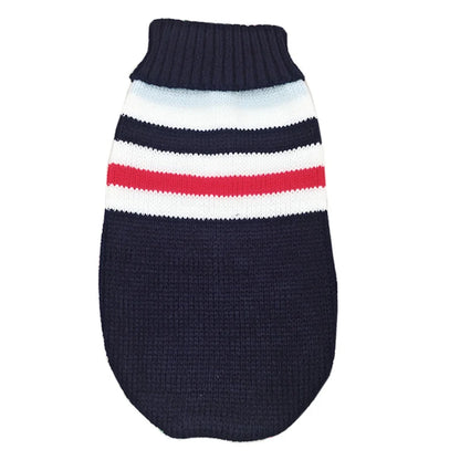 Stripe Big Dog Sweater Winter Warm Pet Clothes for Small Large Dog Pets Clothing