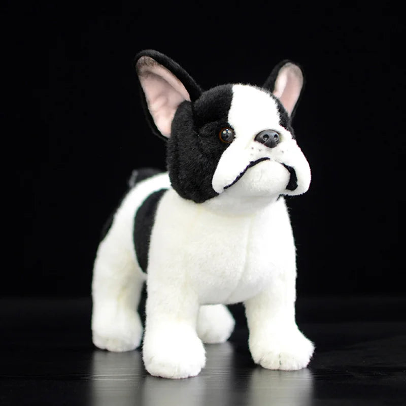 26cm High Real Life Standing France Bulldog Plush Toys