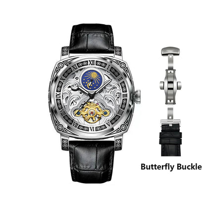 Authentic Brand Carved Watches Fully Automatic Men Watches