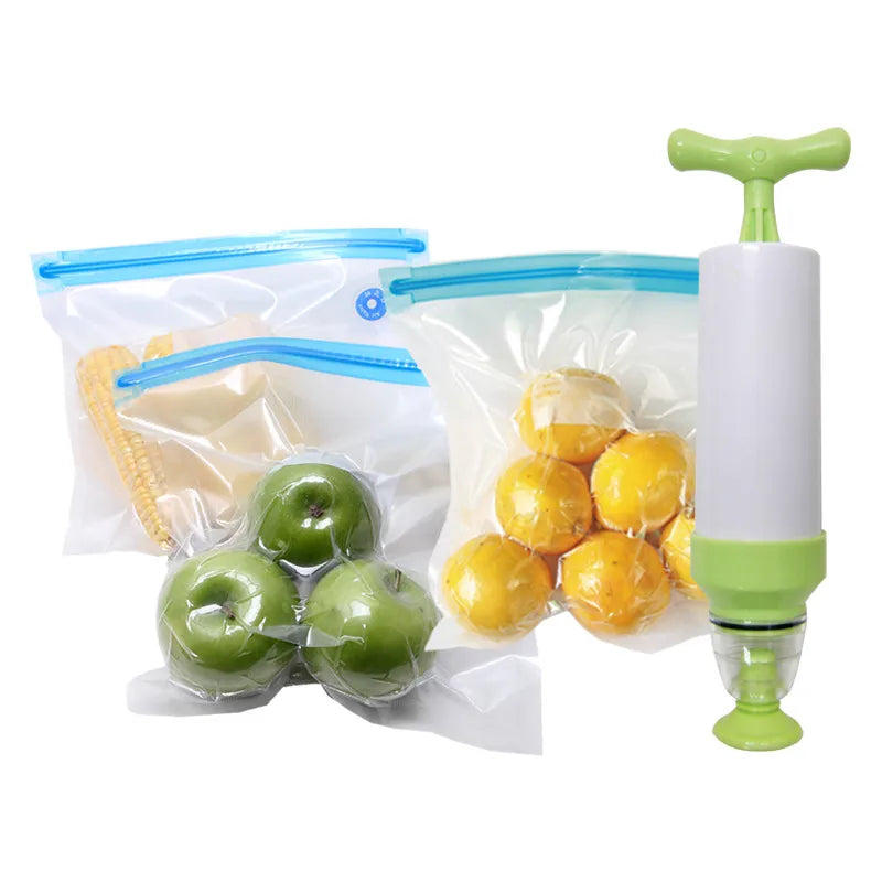 Kitchen Vacuum Machine 5 Size Vacuum Bag Kitchen Transparent Storage Bag Saving