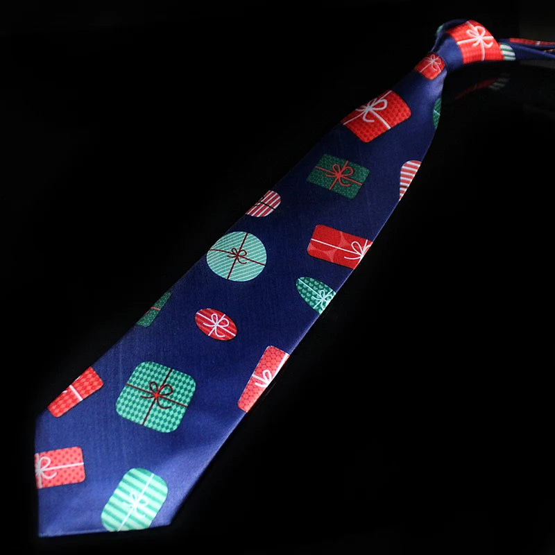 Novelty Design Christmas Ties Red Good Quality Printed Necktie Halloween