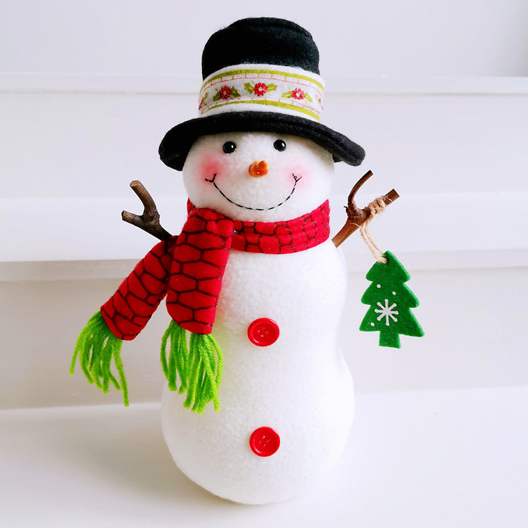 Hot Christmas Decoration Kids Toys Elk Snowman Doll