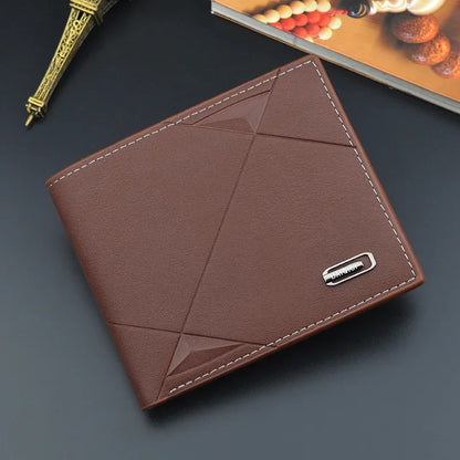 2021 New Men's Wallet Short Multi-Card Coin Purse Fashion Casual Wallet