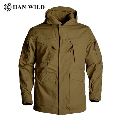 HAN WILD M65 Tactical Jacket Hiking Camping Safari Hoodie