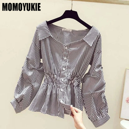 Elegant Women's Shirt Sexy Shirts & Blouses Blusas Casual Shirts