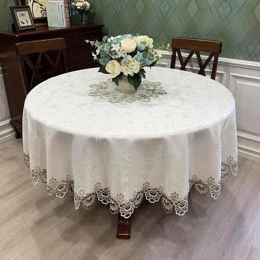 Table Cloth Round Tablecloth Art Household Lace Europe Dining Table Cover