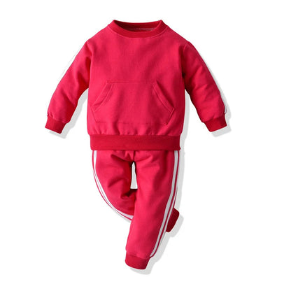 Sets for Baby Pullover Sweatshirts+Pants 2 Pcs Autumn Spring Tracksuit Boys