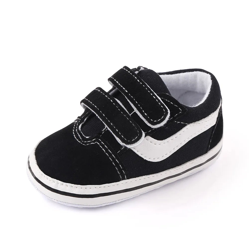 Newborn Baby Boys Shoes Pre-Walker Soft Sole Pram Shoes