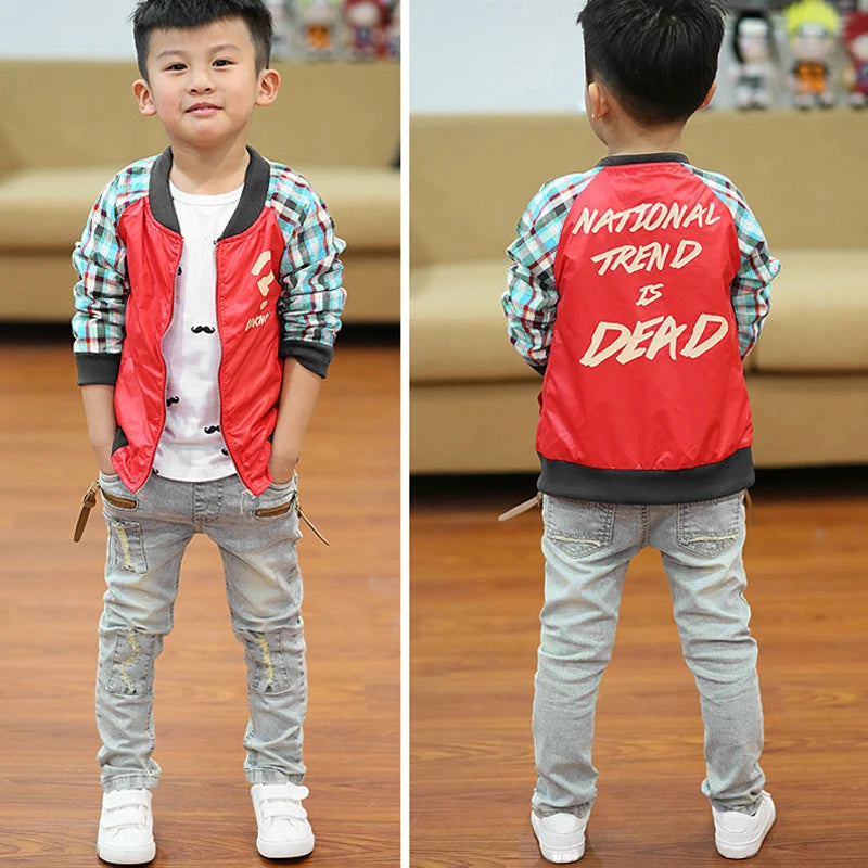 IENENS 5-13y Kids Boys Clothes Skinny Jeans Classic Pants