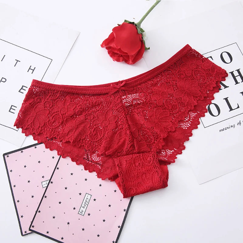 Sexy Lace Panties Women Soft Underwear Female Lingerie Tempting Briefs