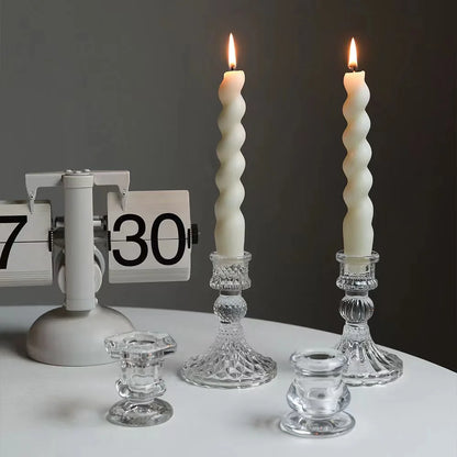 18CM Long Decorated Candles Modern Home Decor Accessories Black Candle