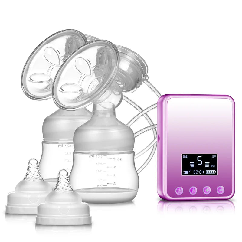 Double Electric Breast Pumps USB Charge Electrical Breast Pump Powerful Nipple