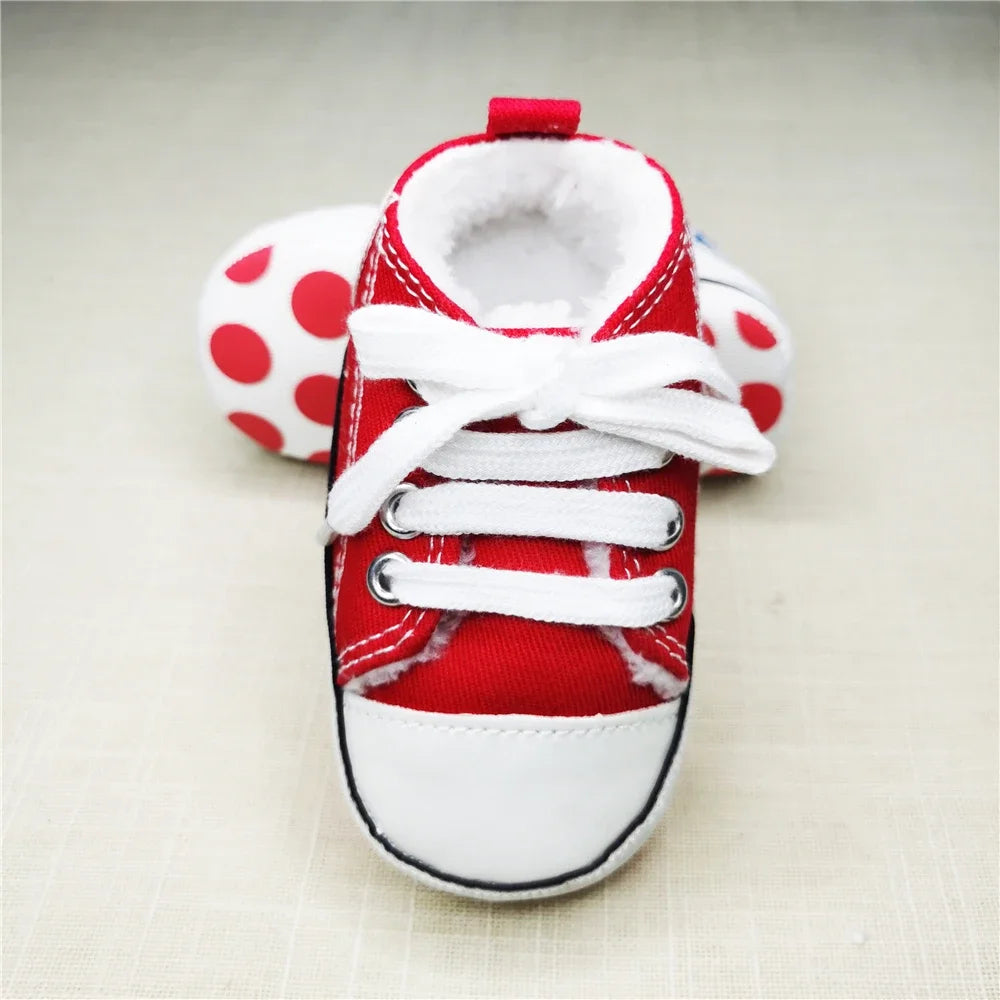 Newborn Five-Pointed Star Canvas Shoes Baby Shoe