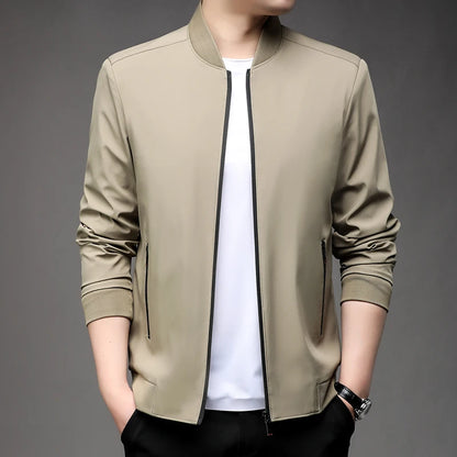 Fashion Handsome Spring Baseball Collar Business Casual Jacket