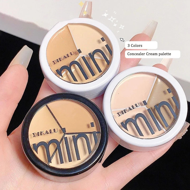 3 Colors Concealer Cream Full Coverage Acne Spot Dark Circles Contour Concealer