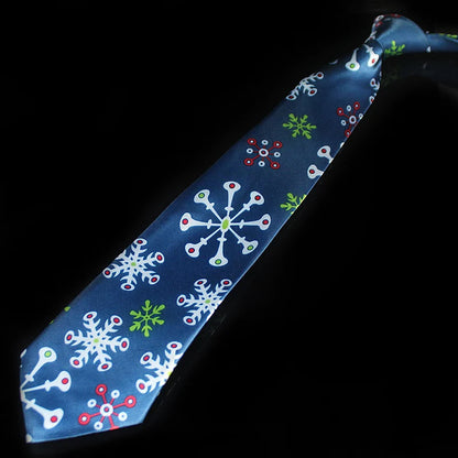 Novelty Design Christmas Ties Red Good Quality Printed Necktie Halloween