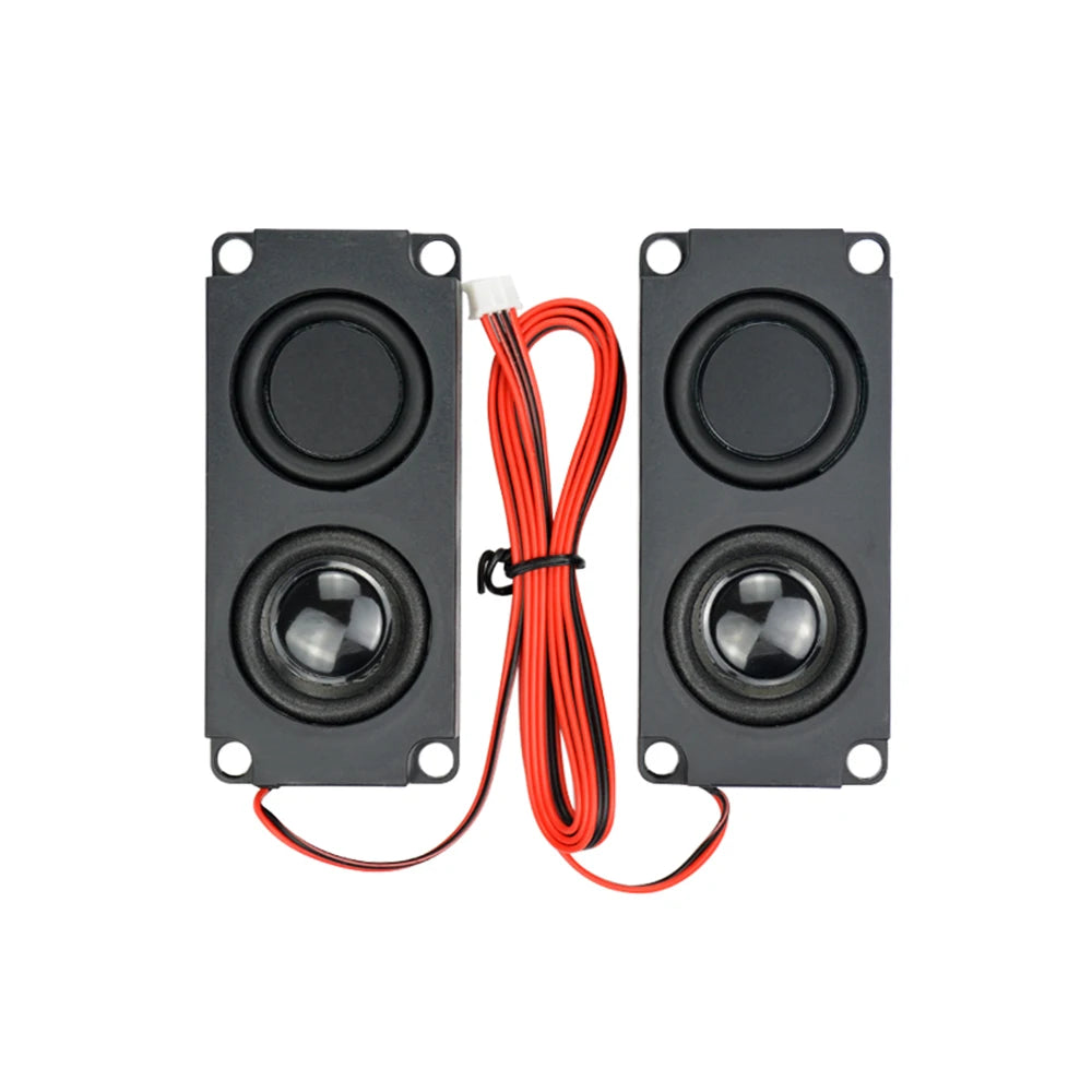 1pair Audio Portable Speakers 10045 LED TV Speaker 8 Ohm 5W Double Diaphragm