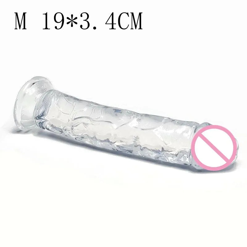 Realistic Dildo With Suction Cup Huge Jelly Dildos Sex Toys for Woman Men