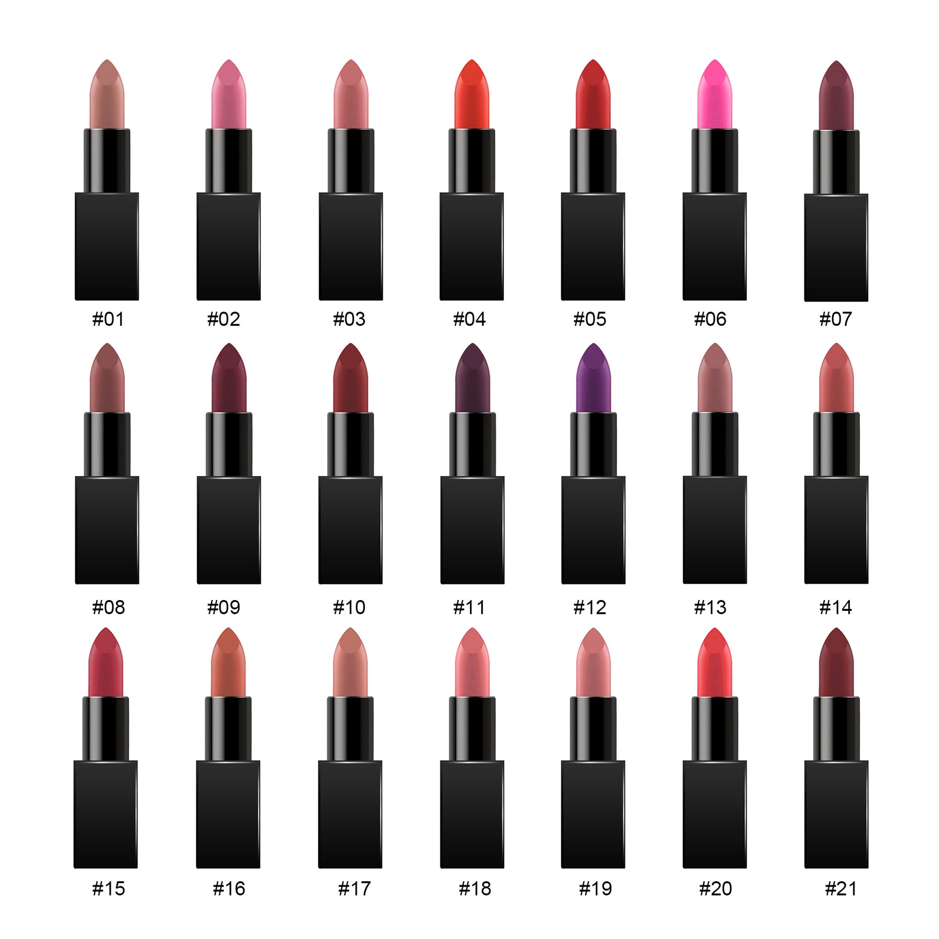 Luxury Matte Lipstick Good Quality Creamy Lipstick Private Label Matte Lipstick