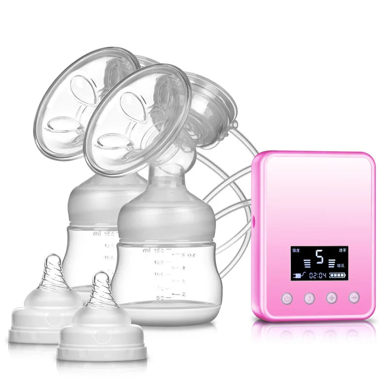 Double Electric Breast Pumps USB Charge Electrical Breast Pump Powerful Nipple