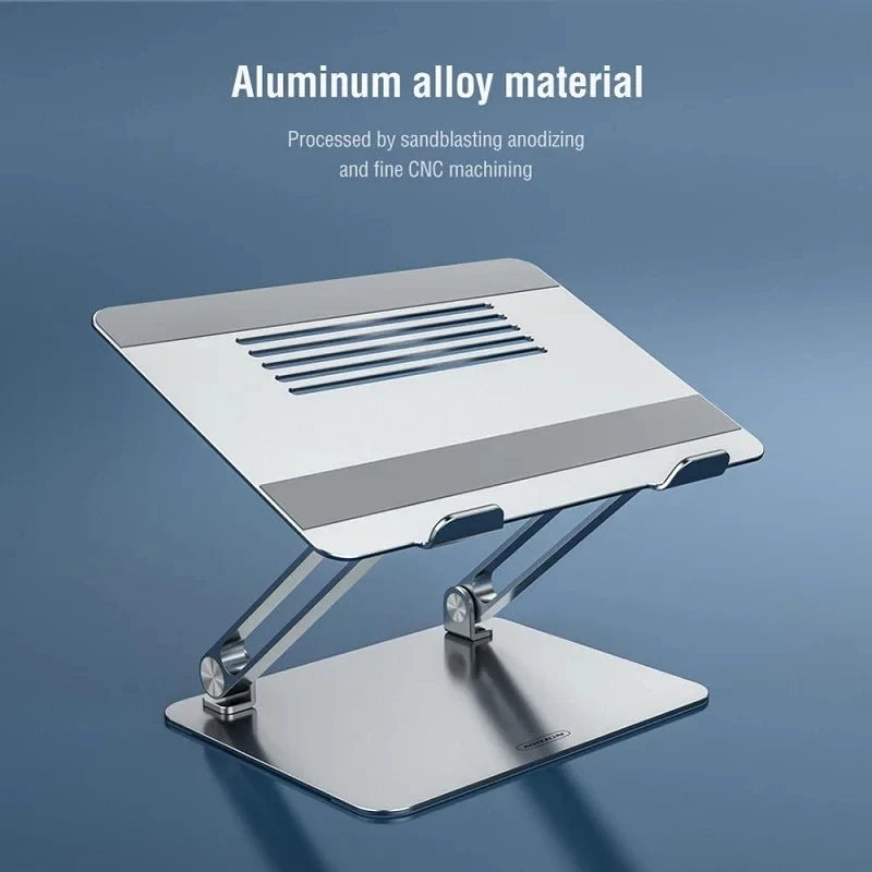 NILLKIN Aluminum Alloy Laptop Holder ,Foldable Multi-Angle Laptop Stand