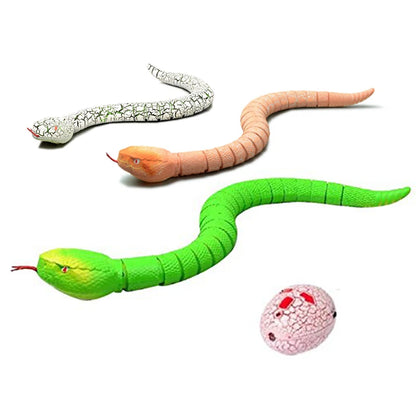 Tricky Toys RC Snake Toy Long Rechargeable Remote Control Snake Toy Realistic