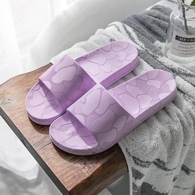 LCIZRONG Classic High Quality Couples Bathroom Slippers Men Summer Home