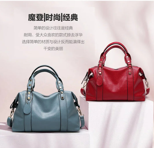 Wholesale Leather Shoulder Bag Women Tote Top Handle Handbags