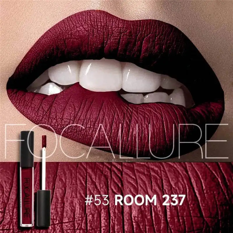 FOCALLURE Waterproof Matte Liquid Lipstick Long-Lasting Lip Tint Nude Lipgloss