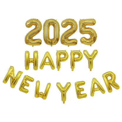 Happy New Year Foil Balloon Decoration Party Balloon Children's Home