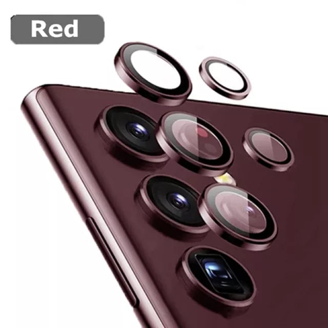 For Samsung S24 S23 Ultra Camera Lens Protector Aluminum Alloy Metal Tempered