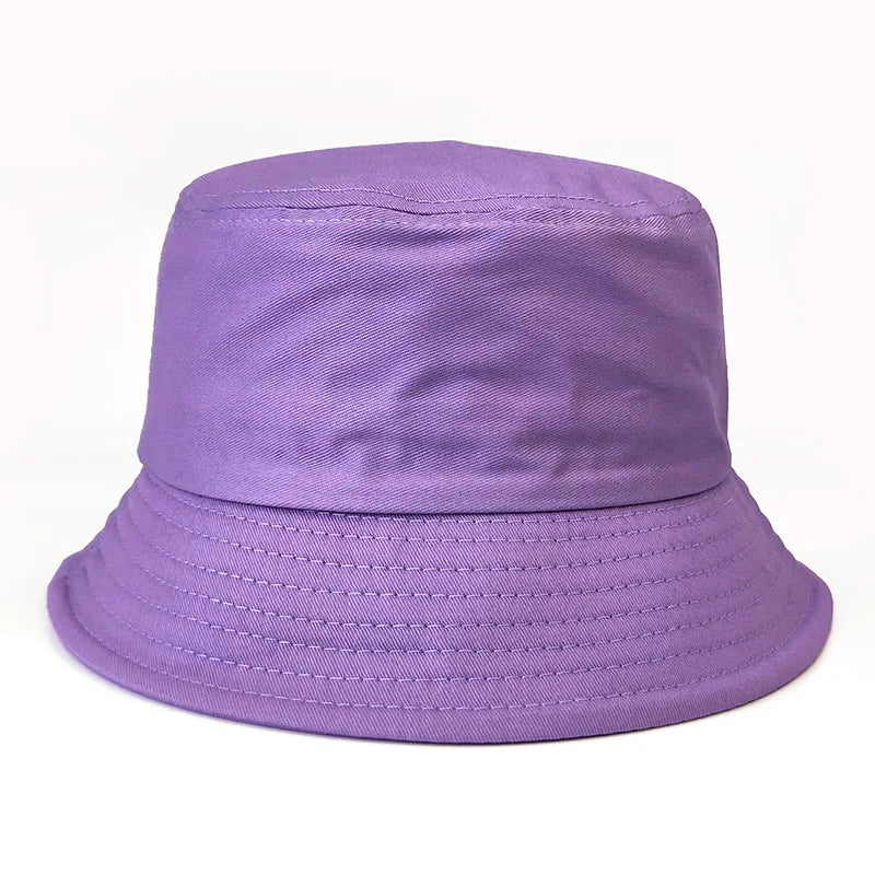 Children Cotton Bucket Hats Summer Sunscreen Panama Hat Boy