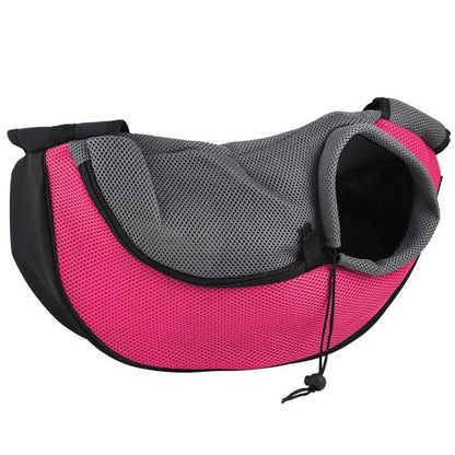 Mesh Oxford Pet Outdoor Travel Pet Puppy Carrier Handbag Single Shoulder Bag