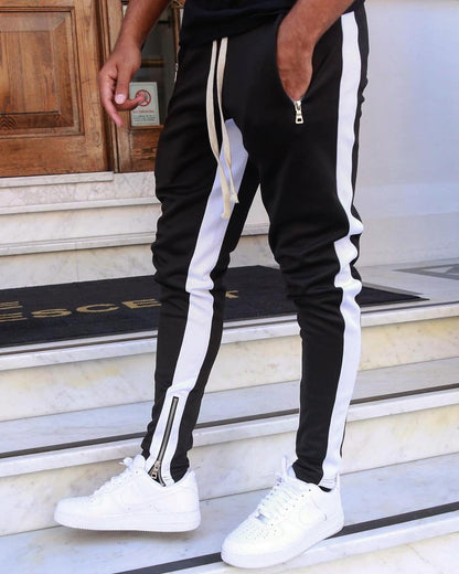 Mens Joggers Casual Pants Fitness Men Sportswear Tracksuit Bottoms Skinny