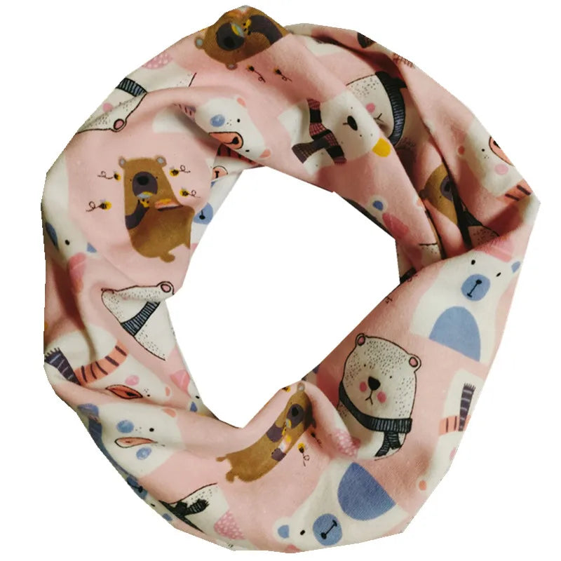 New Autumn Winter Girls 100% Cotton Scarf Children Scarf