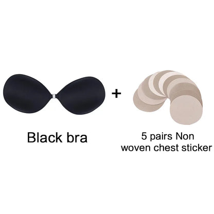 Silicone Bra Invisible Women Lady Nipple Cover