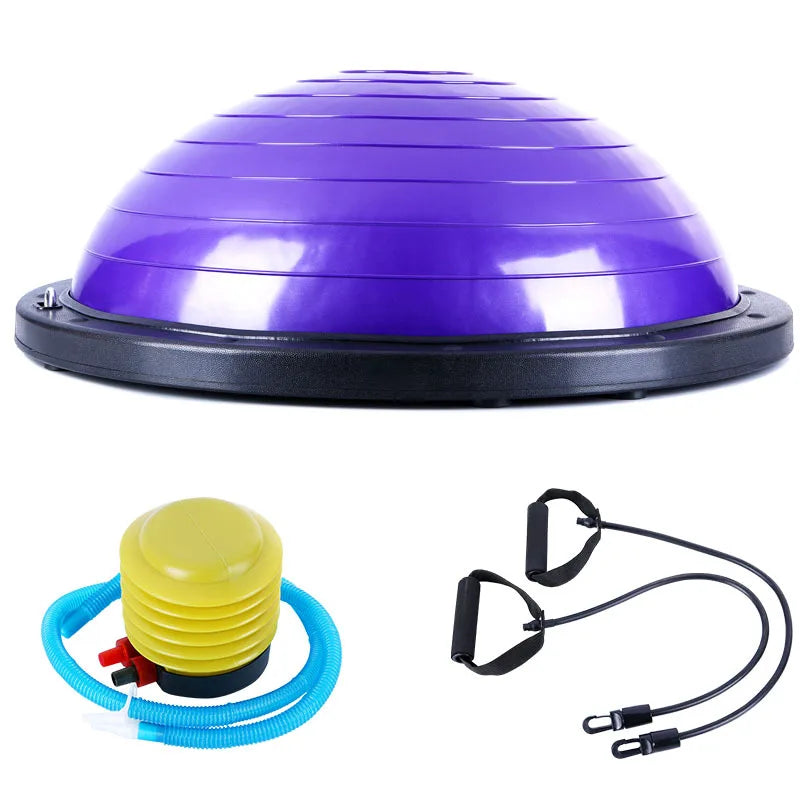 Gym Products Balance Ball Trainer With Air Pump and Resistance Bands Custom