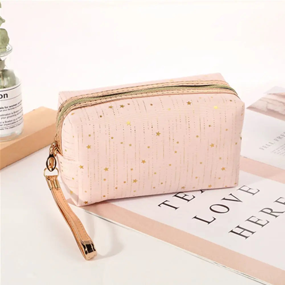 1Pcs Waterproof Laser Cosmetic Bags Women Make Up Bag PVC Pouch Wash Toiletry